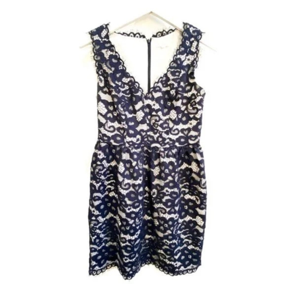 Shoshanna blue and white lace dress. Gorgeous and in great condition!